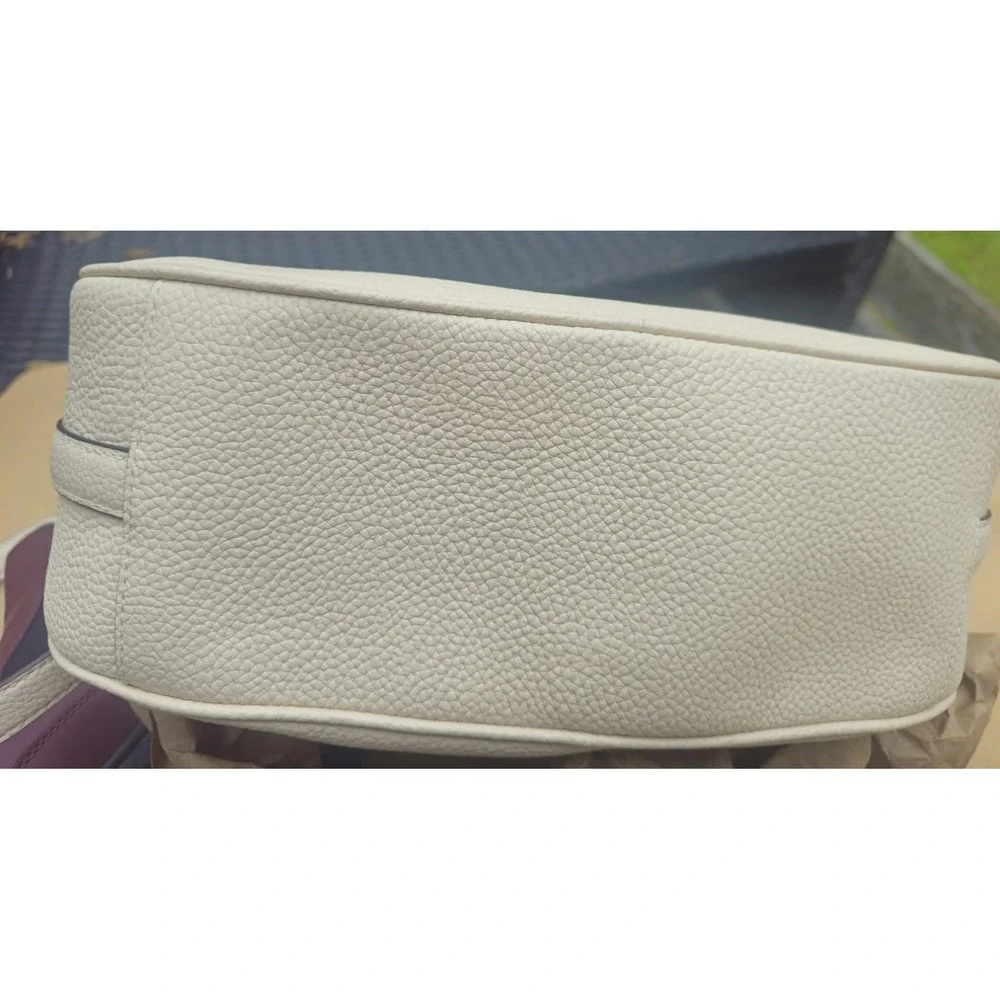 Kate Spade Leather Shoulder Bag Hobo Milk Glass Mulberry St Vivian Pebble Zip